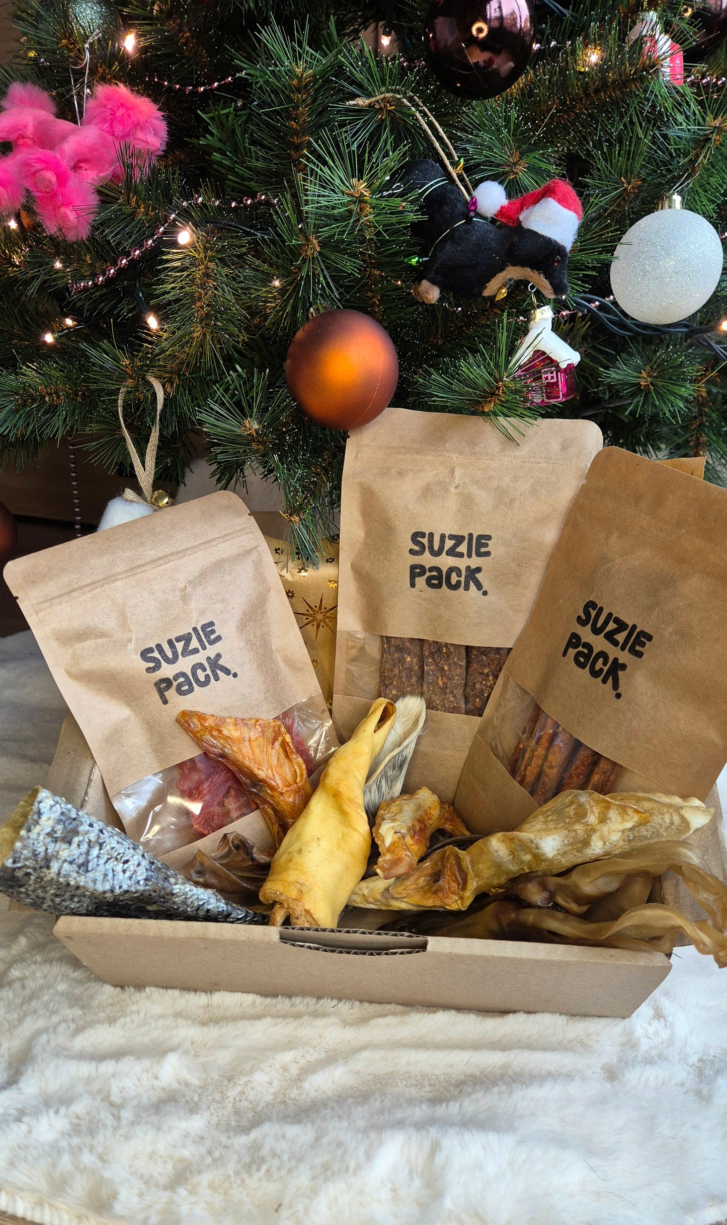 Kerstbox M voor honden van 4-20 kilo